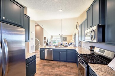 Well designed kitchen with 42