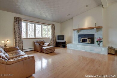 Upstairs Living Room W/Laminate Floors
