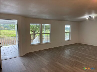 Living Room with outside door