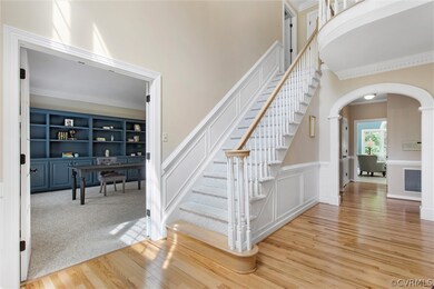 Office with french doors