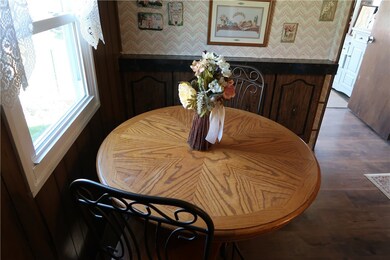 Eating area provides a great view of the expansive