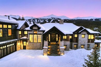 View of front of house with a mountain view and a