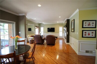 Open kitchen & family room.
