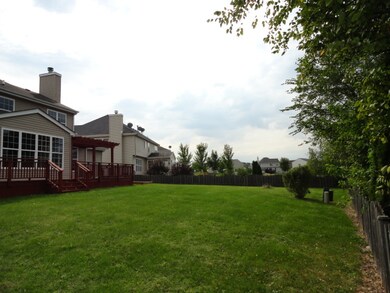 Fully fenced back yard