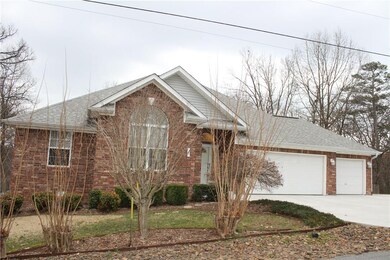 Exterior front all brick - winter season