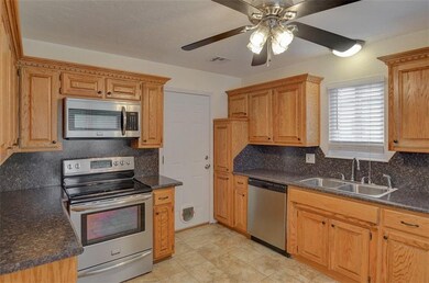 Updated kitchen with newer appliances.