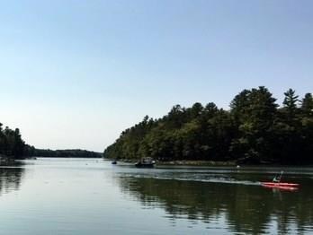 Perfect water for a boat - motor,...