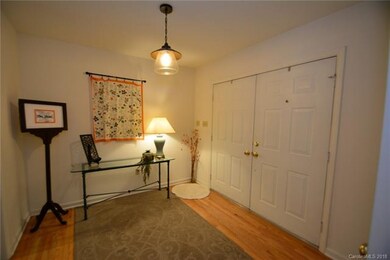 Foyer with real hardwoods