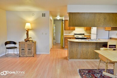 Living Area and Kitchen