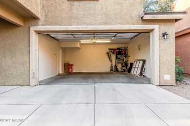 2 car finished attached insulated garage