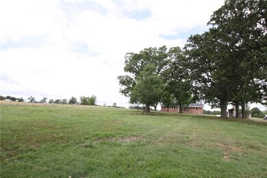 Large front pasture with a few mature trees