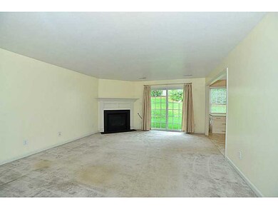Living Room. The living room centers on the gas lo