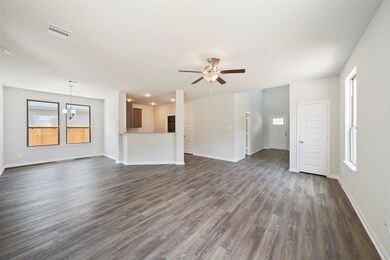 Open concept floor plan.