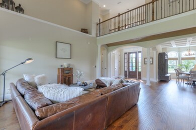 The open floor plan allows you to entertain and stay connected