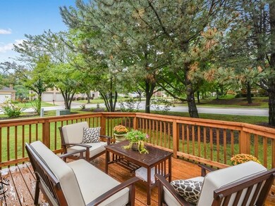 This deck is off of the Living Room.