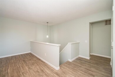 open staircase creates wide open feel!