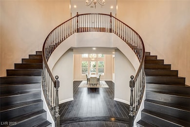 Stairs Double staircase in entry