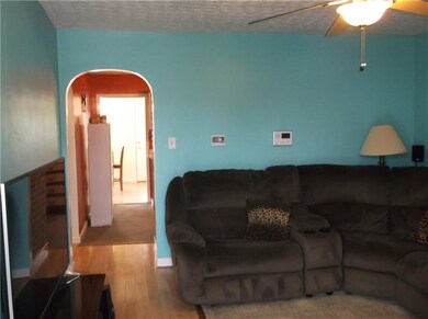 This is the view of the living room when you walk 