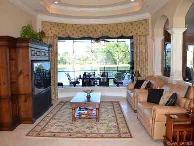 LIVING ROOM WITH LAKE VIEW