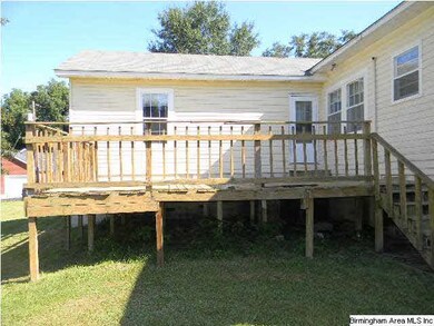 Expansive deck was added along with a master suite