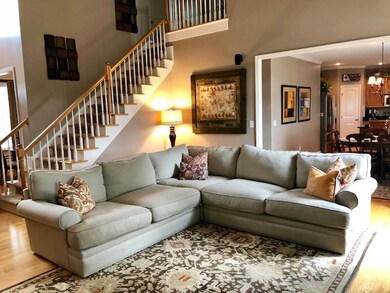 Great room to kitchen