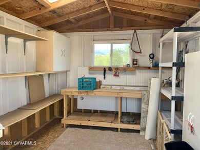 Inside Shed
