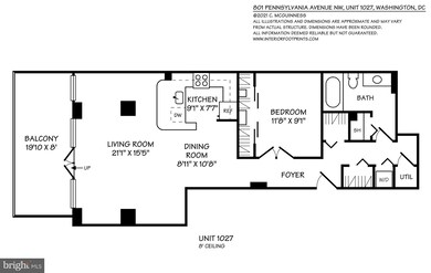 Residences at Market Square - West Tower unit 1027, Washington, DC 20004 - photo 4