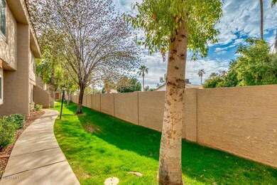 Beautiful green area right outside