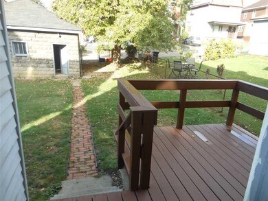 Patio/Deck. Freshly Painted Back Porch