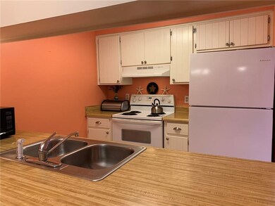 Kitchen with bar top