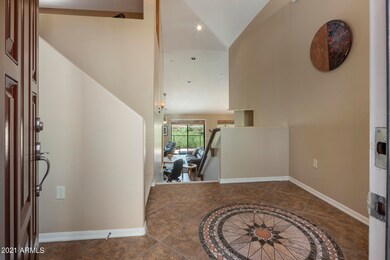 Entryway with custom tile