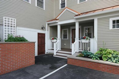 Secure entry is through the charming front porch.