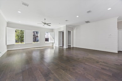 Natural light. Warm wood tones. Shiplap accents.
