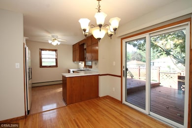 Plenty of room for a dining room set.