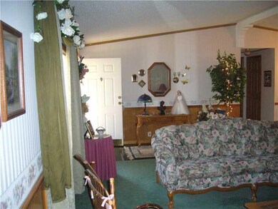 Living Room. Large living room that is open to din