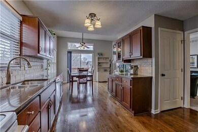 View from Kitchen into Breakfast Area!