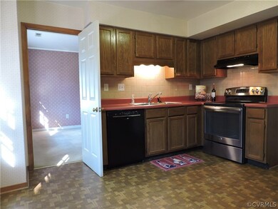 Kitchen view to dining room.