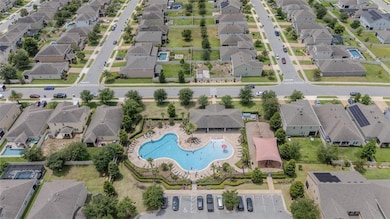 Pool aerial photo