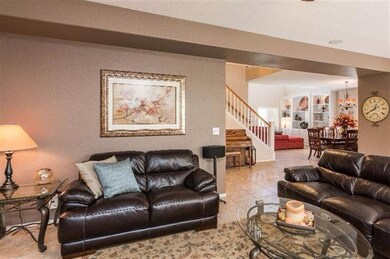 The floor plan is extremely open with two separate