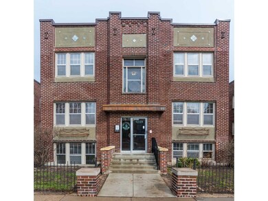 Beautiful 1920s-era brick exterior