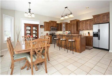 Huge hearth kitchen with eating space