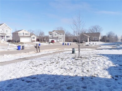 View from the front yard of the cul-de-sac
