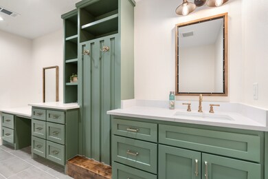 en-suite bathroom, completely renovated with vanit