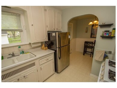 Stainless refrigerator and gas stove stay.