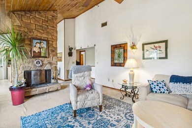 very open living room