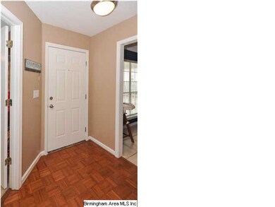 Parquet floors greet you when you enter the home