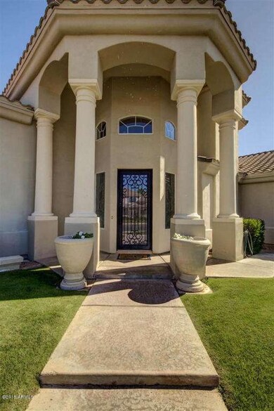 Grand Entry to Custom Home