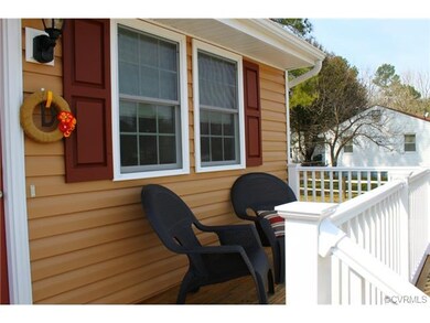 Relax and enjoy your large front porch.