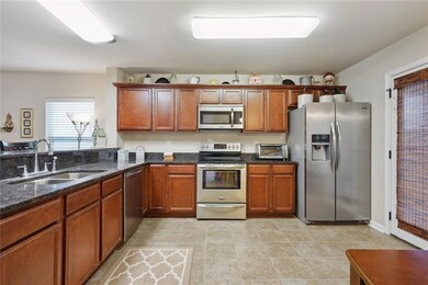 Kitchen with Granite and Stainless Appliances incl