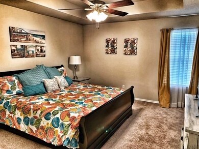 Large master bedroom, Bed reserved.